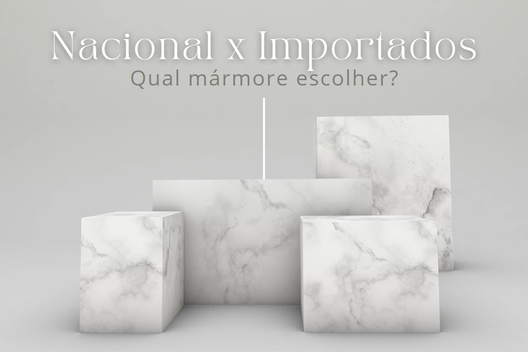 Mármore nacional ou importado: comparação
